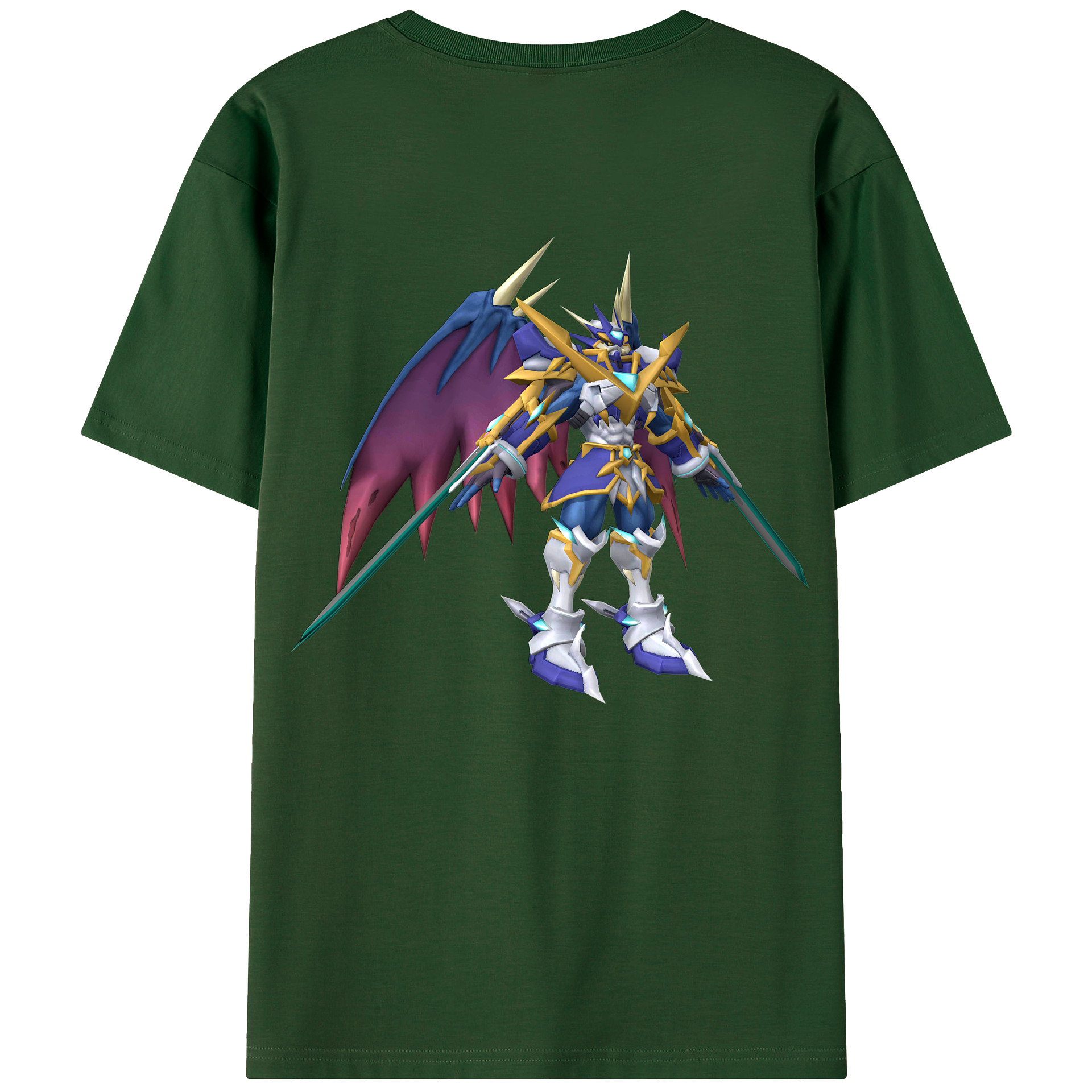 （画像用） Digimon デジタルモンスター/デジモン 綿100％半袖Tシャツ（背面プリント）